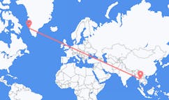 出发地 泰国素可泰府目的地 格陵兰瑪尼特索克的航班