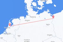 Flyrejser fra Amsterdam, Holland til Stettin, Polen