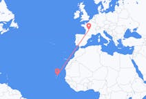Voli da Ilha do Sal, Capo Verde to Limoges, Francia