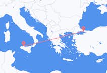 Flug frá Palermo til Istanbúl