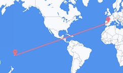 Flyg från Vanuabalavu Island, Fiji till Madrid, Spanien