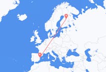Flights from Castellón de la Plana, Spain to Kajaani, Finland