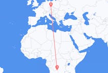 Flyg från Dundo, Angola till Prag, Tjeckien