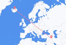 Flights from Erbil, Iraq to Akureyri, Iceland
