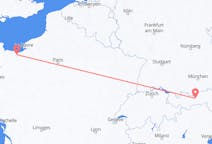 Vluchten van Caen naar Innsbruck