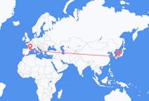 Flights from Shirahama, Japan to Barcelona, Spain