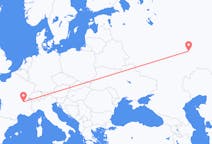 Flights from Ulyanovsk, Russia to Lyon, France