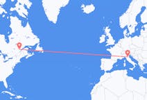 Flyrejser fra Saguenay, Canada til Bologna, Italien