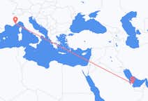 出发地 卡塔尔出发地 多哈目的地 法国尼斯的航班