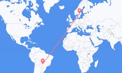 Flights from Campo Grande, Brazil to Örebro, Sweden