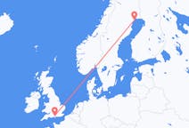 Vluchten van Southampton naar Luleå