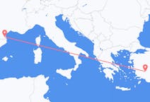 Flyrejser fra Denizli, Tyrkiet til Perpignan, Frankrig