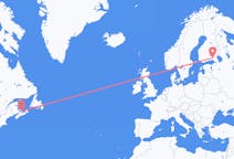 Flyrejser fra Charlottetown, Canada til Lappeenranta, Finland