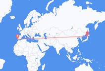 Flights from Hakodate, Japan to Faro, Portugal