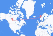 Flyreiser fra Fort McMurray, Canada til Kristiansund, Norge