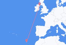 Flug frá Funchal, Portúgal til Belfast, Norður-Írlandi