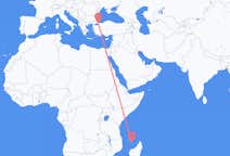 Flyreiser fra Mamoudzou, Frankrike til Istanbul, Tyrkia