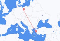 Flights from Samos, Greece to Zielona Góra, Poland