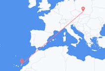 Flyrejser fra Katowice, Polen til Lanzarote, Spanien