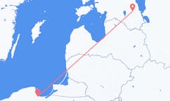 Vols depuis la ville de Tartu vers la ville de Gdańsk