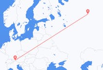 Flights from Syktyvkar, Russia to Innsbruck, Austria