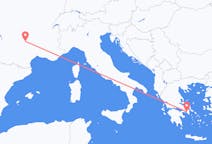 Fly fra Aurillac til Athen
