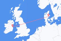 Flyg från Dublin, Irland till Århus, Danmark