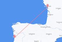 Flug frá La Rochelle, Frakklandi til Porto, Portúgal