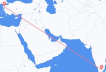 Flyreiser fra Madurai, India til Edremit, Tyrkia
