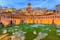 photo of Panoramic view on Trajan's Market, Rome, Italy,Europe, a part of the imperial forum .