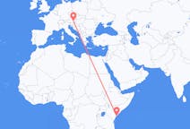 Vols de Lamu, le Kenya pour Graz, Autriche