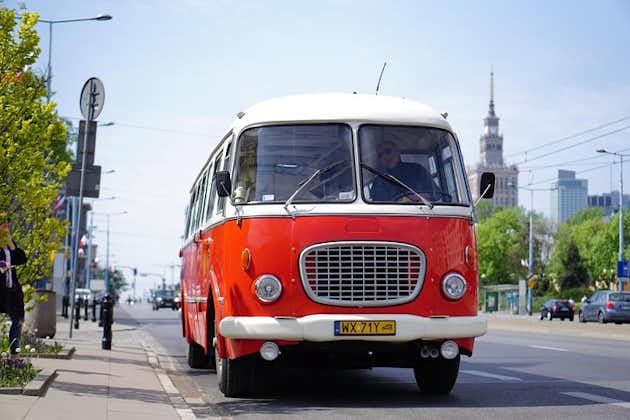 Warsaw City Sightseeing in a Retro Bus