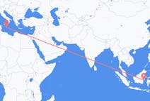 Flyg från Balikpapan, Indonesien till Malta (kommun), Malta