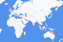 澳大利亚出发地 埃默拉爾德 (昆士蘭州)飞往澳大利亚目的地 都柏林的航班