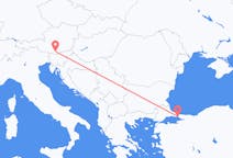 Lennot Istanbulista, Turkki Klagenfurtiin, Itävalta