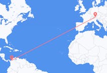 Flyrejser fra Montería, Colombia til Innsbruck, Østrig
