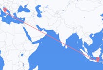 Flights from Denpasar, Indonesia to Naples, Italy