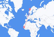 Flyreiser fra Conakry, Guinea til Trondheim, Norge
