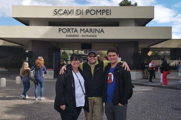 Excursion à terre partagée au port de Naples: Pompéi SkipTheLine et côte amalfitaine