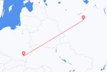ロシアのから モスクワ、ポーランドのへ ジェシュフフライト