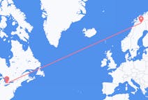 Flights from London, Canada to Kiruna, Sweden