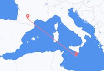 Flyrejser fra Malta, Malta til Toulouse, Frankrig