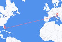 Flights from Miami to Zadar