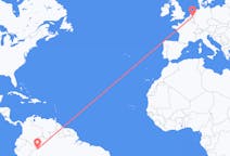 Flyreiser fra Leticia, Amazonas, Colombia til Eindhoven, Nederland