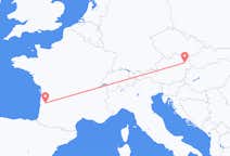 Flyg från Bordeaux, Frankrike till Vienna, Österrike