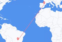 Flyrejser fra Uberlandia, Brasilien til Zaragoza, Spanien