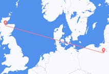 Flights from Szymany, Szczytno County in Poland to Inverness in Scotland