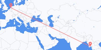 Flights from Myanmar (Burma) to the Netherlands