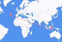 Flights from Makassar, Indonesia to Terceira Island, Portugal