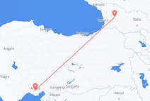 조지아발 쿠타이, 터키행 아다나 항공편